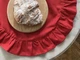 Салфетка с рюшами под тарелку Ecotton Duck водоотталкивающая круглая (4070 Red) (25584_000) - изображение 5