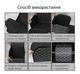 Автомобильный органайзер в багажник из экокожи черная с бежевой прострочкой М 40х32х30 см автомобильная сумка саквояж автосумка ящик в машину автомобиль автомобильные сумки органайзеры для багажника - изображение 7