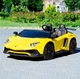 Дитячий електромобіль Lamborghini 24V 200W акумулятор 24V 14Ah до 100 кг 2-місний резинові колеса 6–13,8 км/год - зображення 4