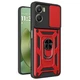 Чохол Fiji Camera Defence для Motorola G06 бампер із захистом камери та підставкою Red - зображення 1