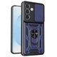 Чехол Fiji Camera Defence для Samsung Galaxy A37 5G (A376) бампер с защитой камеры и подставкой Dark Blue - изображение 1