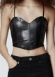 Топ ZARA зі штучної шкіри на блискавці XS - зображення 1