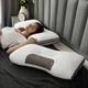 Ортопедическая подушка для сна с поддержкой шеи и спины Pillow-01, 48x74 см, гипоаллергенная, анатомическая форма, Белая - изображение 4