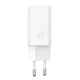 Мережевий зарядний пристрій Baseus GaN5 Pro 40W, USB-C + USB-A, PD швидка зарядка, компактний GaN адаптер для смартфонів, планшетів і ноутбуків, білий - зображення 4