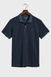 Чоловіче темно-синє поло SUNFADED PIQUE SS RUGGER Gant M 2043005 - изображение 5