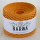 Пряжа стрічкова Barwa трикотажна плоска для в'язання макраме жовто-гаряча №07 - изображение 3