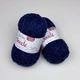 Пряжа букле Avanti Yarn Boucle для ткацтва в'язання макраме 100г темно-синій (№39) - изображение 3