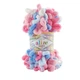 Пряжа для в'язання руками Alize Puffy Color фантазійна 100г рожева блакить №6525 - изображение 1