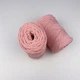 Шнур в'язаний бавовняний No brand персик 4мм 360г для макраме (014) - изображение 1