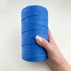 Шнур ПЕФ Nobrand в'язаний 5мм поліефірний 100м світло-синій (№84) - зображення 2