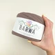 Пряжа стрічкова Barwa трикотажна плоска для в'язання макраме Какао №16 - изображение 1