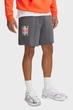 Чоловічі сірі шорти UA Rival TerryLogo8inShort Under Armour MD 1390147-025 - изображение 1