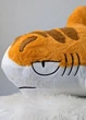 Большая мягкая игрушка кот акула 100 см плюшевая обнимашка для детей для сна рыжий (9161/100) - изображение 6
