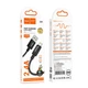 Кабель USB Hoco X89 Lightning 2.4A 2m Black - зображення 3