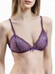 Бюстгальтер женский кружевной мягкая чашка Felisiya Lingerie Фиолетовый 2003-096 75C - изображение 1