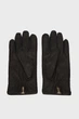 Чоловічі чорні шкіряні рукавиці CASHMERE Gant L 9931074 - изображение 2