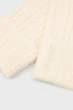 Жіночі білі вовняні рукавички WOOL CABLE GLOVES Gant OS 4930022 - изображение 3