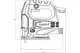 Пилка лобзикова METABO STEB65 Quick; 450Вт; макс.проп.65мм; ход полотна 18мм; 600-3000 ход/мин; 1,9кг; кофр (601030500) - изображение 2