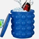 Силиконовая форма-ведро для льда Ice Genie, овальные ячейки - изображение 5