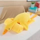 Мягкая игрушка-подушка Гусь 90 см с пледом 105×190 см, Гусь-обнимусь желтый 3в1 - изображение 3