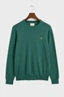 Чоловічий зелений джемпер CLASSIC COTTON C-NECK Gant L 8030561 - изображение 5