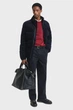 Чоловічий червоний вовняний джемпер SUPERFINE Gant M 87211 - изображение 2