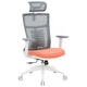 Крісло офісне OfficePro Balance OC550-W-DG-OR - зображення 2