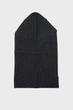 Жіноча сіра вовняна балаклава LOUNGEWEAR BALACLAVA Gant OS 4910049 - изображение 3
