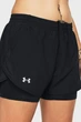 Жіночі чорні шорти UA Fly By 2-in-1 Shorts Under Armour MD 1382440-001 - зображення 4