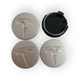 Комплект колпачков на диски Tesla ( 4шт), серебряный - изображение 1