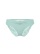 Трусики из эластичного хлопка с кружевом Victoria's Secret Stretch Cotton Heart Lace Hiphugger Panty Л мятные(27187002) - изображение 3