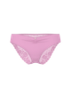 Трусики из эластичного хлопка с кружевом Victoria's Secret Stretch Cotton Heart Lace Hiphugger Panty Л сиреневые (27187150) - изображение 3