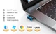 Симулятор компьютерной мыши SeenDa DK16 Jiggler Mouse, 2.4Ghz, 3 режима, RGB индикатор, Black - изображение 4