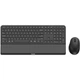 Комплект бездротовий Philips 6000 (клавіатура + мишка) Slim UA, 2,4 ГГц/Bluetooth чорний - изображение 1