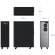 Джерело безперебійного живлення Marsriva MR-US6K, 6кВА/6кВт, 1:1 phase, Smart Online UPS, 16*12V/9Ah - изображение 4
