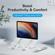 Підставка для ноутбука Laptop X-type Stand Сріблястий Aluminum Alloy Vention - изображение 7
