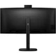 Монитор TFT 34" Philips 34B2U3600CH, WQHD, VA, 120Гц, изогн., 2xHDMI, DP, USB-C, RJ-45, USB-hub, HAS, черный - изображение 5