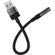 Перехідник USB-A --> 3.5 mm 15cm audio converter J13 Acefast чорний - зображення 3