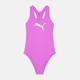 Детский слитный купальник для бассейна для девочки Puma 93813707 134-140 см Electric Orchid (8720245745093) - изображение 1
