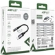 Перехідник USB-C --> 3.5 mm 15cm audio converter J12 Acefast чорний - зображення 4