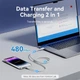 Кабель USB 2.0 Type-C M-Lightning M, 1.0 м, PD 27W, PVC, голубий Vention - изображение 7