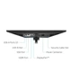 Монитор TFT 23.8" HP E24mv G4, IPS, HDMI, VGA, DP, USB, Cam, HAS, Pivot, колонки, серебристый - изображение 7