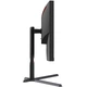 TFT 27" AOC Q27G3XMN/BK, MiniLED QHD IPS, 180Hz, 1ms, 2xHDMI, DP, HAS, Pivot, чорно-червоний - изображение 4