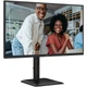 Монітор TFT 27" AOC Q27E4U, QHD, 120Hz, HDMI, DP, USB-hub, HAS, Pivot, колонки, чорний - зображення 2