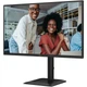 Монітор TFT 27" AOC Q27E4U, QHD, 120Hz, HDMI, DP, USB-hub, HAS, Pivot, колонки, чорний - зображення 3