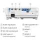 Проєктор BENQ TH671ST, короткофокусний, DLP,1080P,ANSI 3000Lm,10000:1, 2хHDMI, USB,16:9, білий - зображення 4