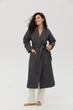 Халат 3XL Lotus Home - Waffle antrasit 3XL - зображення 1