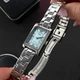 Женские классические часы Casio LTP-1234DD-2A серебристые с бирюзовым циферблатом - изображение 5