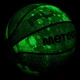 Баскетбольный мяч Meteor Fluo размер 7 светится в темноте. Синий - изображение 4
