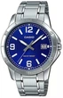 Мужские часы Casio MTP-V004D-2B синие 30 м - изображение 8